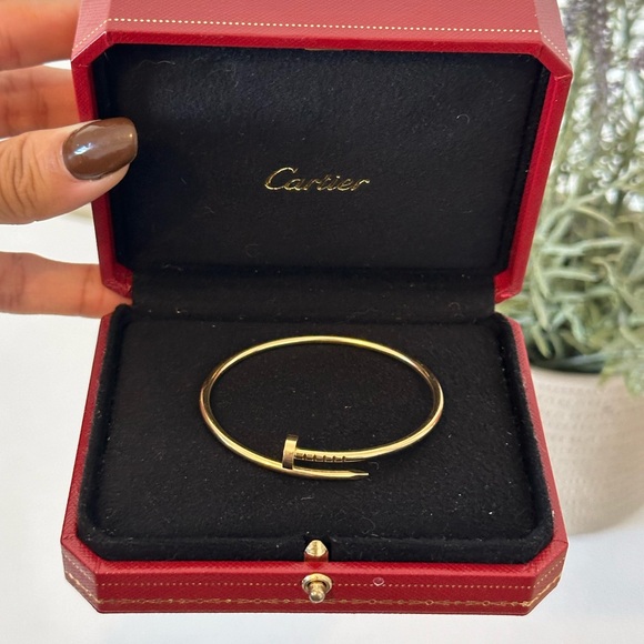 Cartier Juste un Clou Bracelet Yellow Gold Small Size 15 - Picture 3 of 8